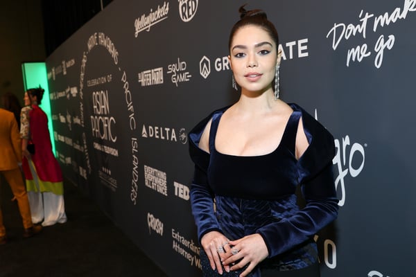 Auli’i Cravalho attends The Critics Choice Association's Inaugural Celebration Of Asian Pacific Cinema & Television, proudly supported By GreenSlate at Fairmont Century Plaza on November 04, 2022 in Los Angeles, California.